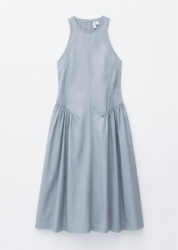 Vestido midi acampanado