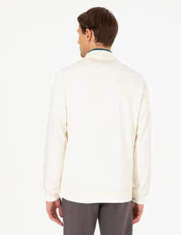 Ekru Regular Fit Sweatshirt - Pierre cardin фото 5