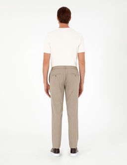 A__k Kahverengi Ex. Slim Fit Kuma_ Pantolon