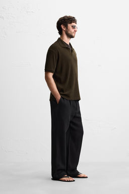 RIB POLO SHIRT - Zara фото 4