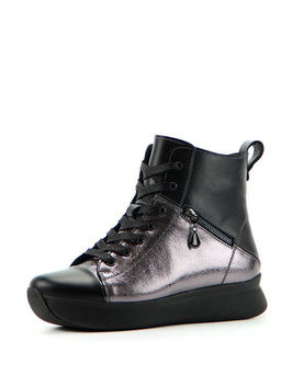 Ботинки EDART 312.omega.black.nikel./мех