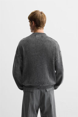 GARMENT-DYED POLO SHIRT - Zara фото 3