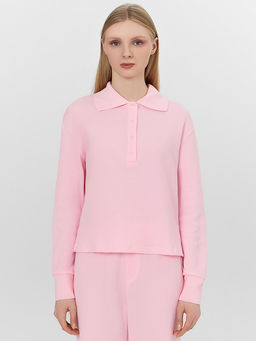 Джемпер домашний женский розовый