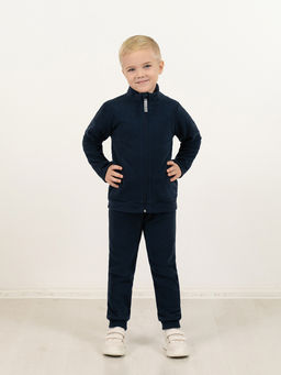Костюм детский флисовый темно-синий 762(ш) (104, 56)