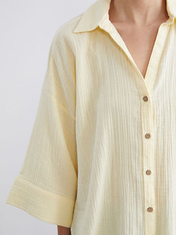 Dokulu Oversize Kad?n G?mlek