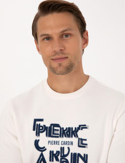 Ekru Regular Fit Sweatshirt - Pierre cardin фото 2