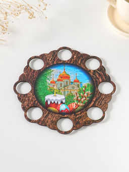 Подставка для 8 яиц на ножках Кулич. под кулич, d=20 см