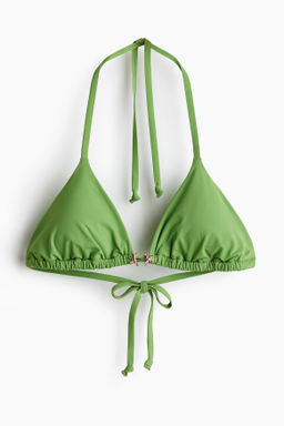 Top de bikini triangular con relleno - H&m фото 2