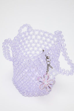 BEADED CYLINDRICAL BUCKET BAG - Zara фото 4