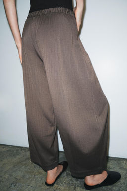 ZW COLLECTION WIDE-LEG TROUSERS - Zara фото 4
