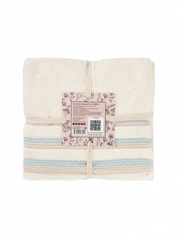 Набор махровых полотенец 50x90 бежевый махровая ткань - Lucky фото 6