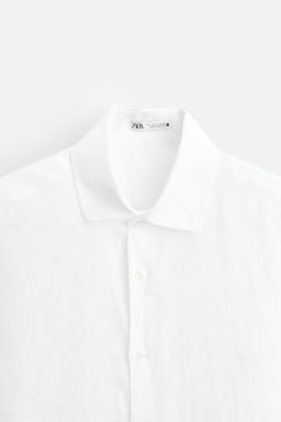 100% LINEN SHIRT - Zara фото 8