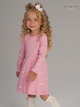 Платье Элла астра на пудре