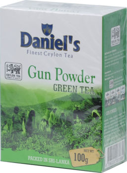 Daniels. Gun Powder green tea 100 гр. карт.пачка