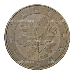 Монета 5 евроцентов 2002 года F Германия