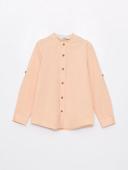 Hakim Yaka Basic Uzun Kollu Erkek ?ocuk G?mlek