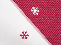 Полотенце 5с22.312ж1 Снежинки-арт(ДТЭ бордовый) 50х180 см
