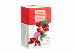 Травяной чай "Сердечный с боярышником и шиповником", 40 г (20 ф/п по 2 г) Алфит 8584