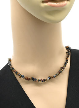 Бусы крошка из петерсита, 39см