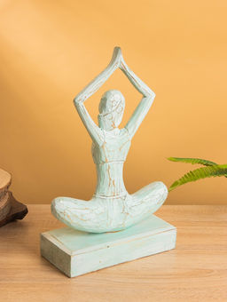 Сувенир «Медитация», 22×10×35 см, дерево, мятный