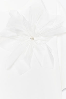 VOLUMINOUS FLORAL T-SHIRT - Zara фото 6