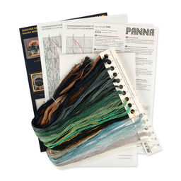 Набор для вышивания PANNA Золотая серия J-7290 Трицератопс 30 х 22 см