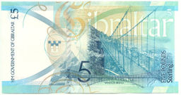 Банкнота 5 фунтов 2020 года Гибралтар
