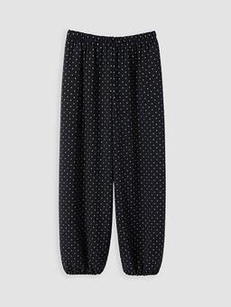 Puantiyeli K?z ?ocuk Jogger Pantolon