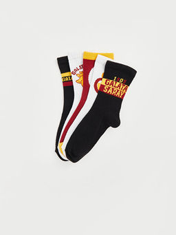 Galatasaray Desenli Erkek ?ocuk Soket ?orap 5li