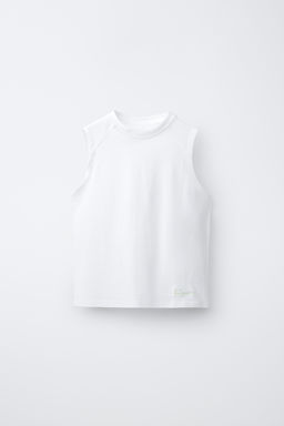 CAMISETA LISA MANGA SISA / Blanco