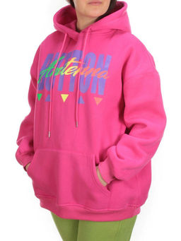 KD720 CRIMSON Худи женское с принтом на флисе