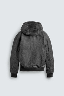 LEATHER EFFECT REVERSIBLE BOMBER JACKET - Zara фото 8
