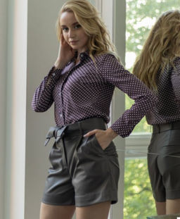 шорты ИМИТАЦИЯ КОЖИ ТМ ТРиКА 4439-0614