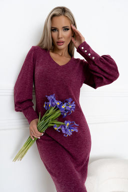Платье Open Style 6335 бордовый