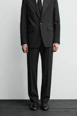 AARON LEVINE X ZARA WOOL TUXEDO TROUSERS  фото 2