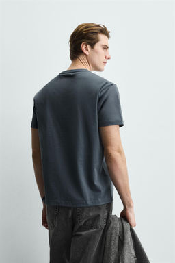 BASIC MEDIUM WEIGHT T-SHIRT - Zara фото 11