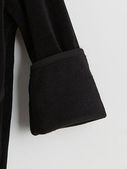 Kolej Yaka Basic Uzun Kollu Erkek ?ocuk Fermuarl? Sweatshirt