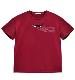 Футболка женская Whale Bordo - Captain's mate фото 4