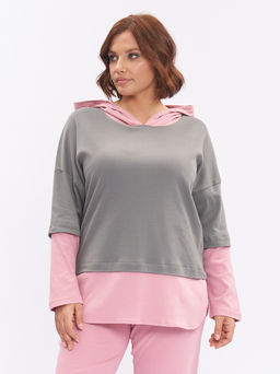 Худи тонкое HU00202GRY23 - Артесса фото 2