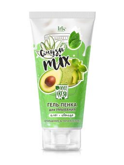 БелорэкБР Смузи mix Гель-Пенка для умывания Алоэ+Авокадо, 170 гр