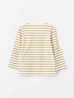 Bisiklet Yaka Uzun Kollu Bugs Bunny Bask?l? Erkek Bebek Ti??rt - Waikiki фото 3