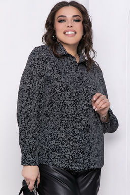Блуза Алтея (черная) НЬЮ Б8598 - Lt collection фото 5