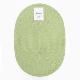 Салфетка сервировочная «Овал», светло-зелёная, 45×30 см