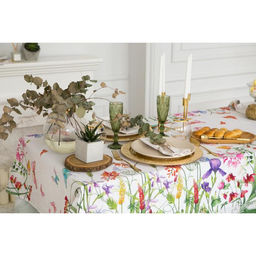 Скатерть Этель Луговые цветы 110х150 см, 100 % хлопок, саржа 190 гр/м2  фото 7