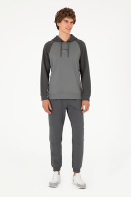 Мужской серый свитшот Неожиданная скидка в корзине - U.s. polo assn фото 4