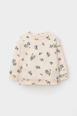 Crockid _ КР 302308/айвори,голубика к561 джемпер (свитшот) д/дев яс  фото 2