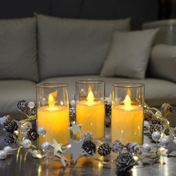 ULD-F064 WW CANDLE SET3 Фигура светодиодная Свеча на батарейках LR44 (в/к), в составе набора из 3 штук. 1 светодиод. Теплый белый свет. TM Uniel - Volpe фото 8