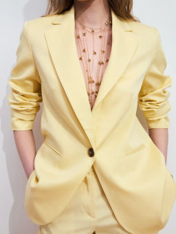 Однобортный жакет из тенселя ZR2605022506-9 / Zarina