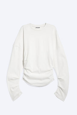 Top con pliegues y mangas largas - H&m фото 5