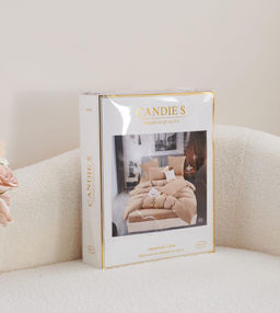 КПБ Candies Бархат Сатин с простыней на резинке по кругу CANBSR10 Семейный